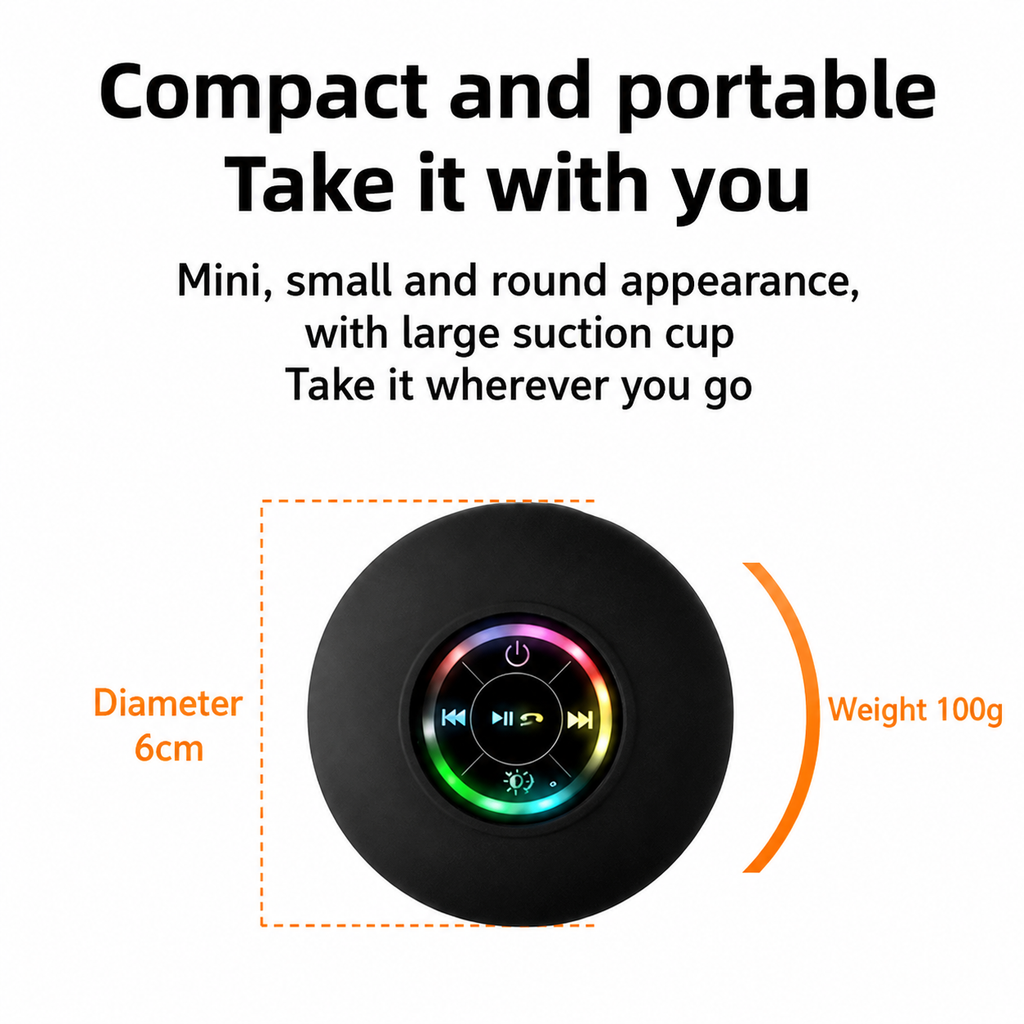 Suction Bluetooth Speaker