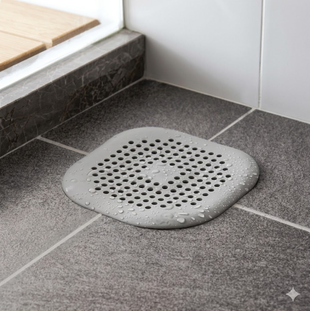 Silicone Sink & Shower Drain Stopper & Hair Catcher
