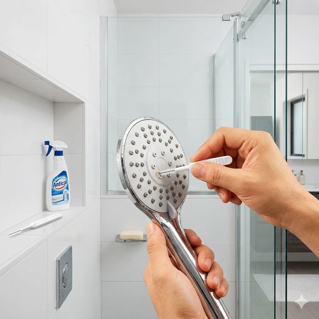 30 cepillos de limpieza para cabezales de ducha