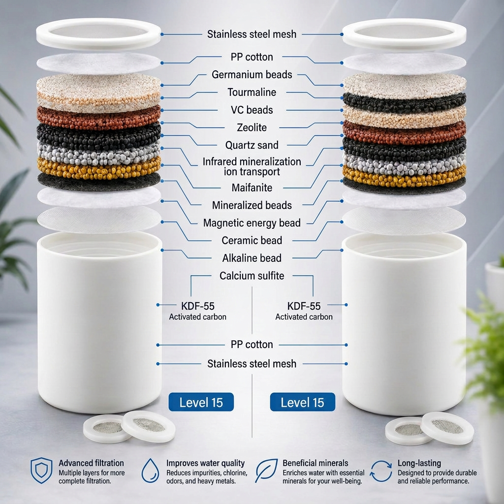 Replacement Filter Cartridge - Refill for your Shower Filter